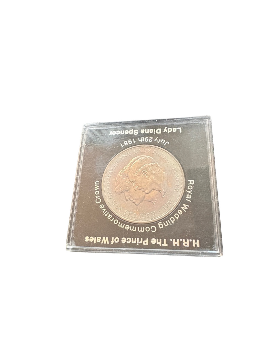 Royal Wedding Commemorative Crown July 29 1981  Lady Diana Spencer